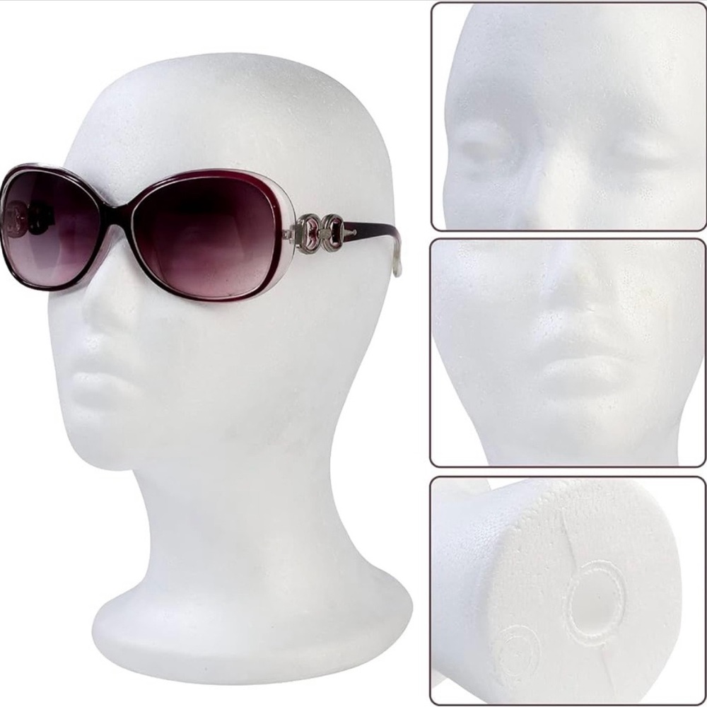 3Pcs Styrofoam Head For Wigs/White Styrofoam Mannequin Head
